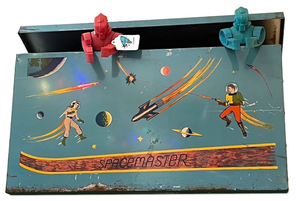 Vintage 1950s Metal Spacemaster Toy Checst