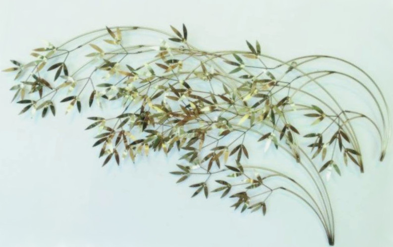 Curtis Jere Metallic Willow or Bamboo Leaves